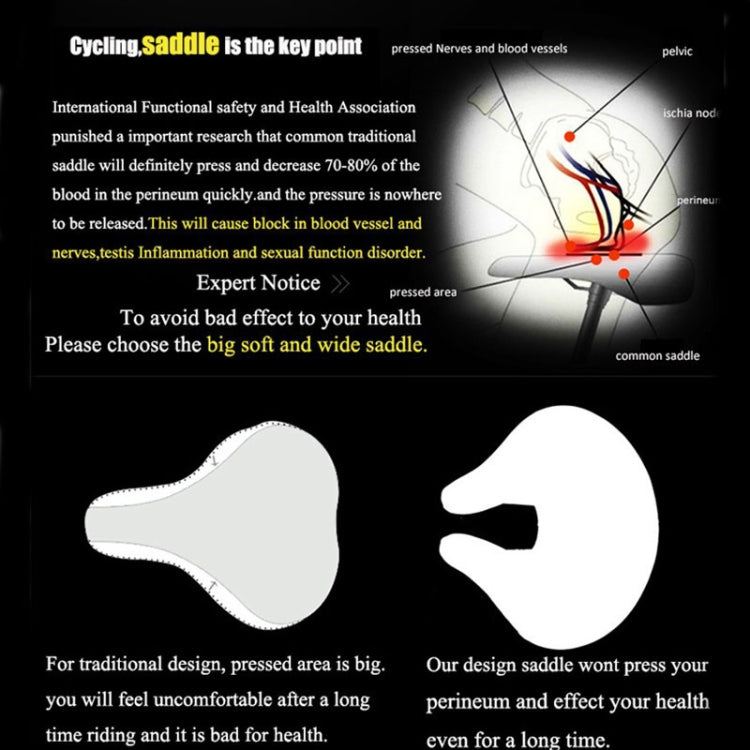 Davy | Ergonomic Bike Saddle - Padded Comfort Seat
