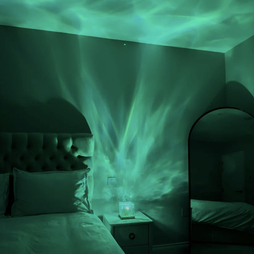 Davy | Ocean Wave Projector Lamp with Dynamic Aurora Effect