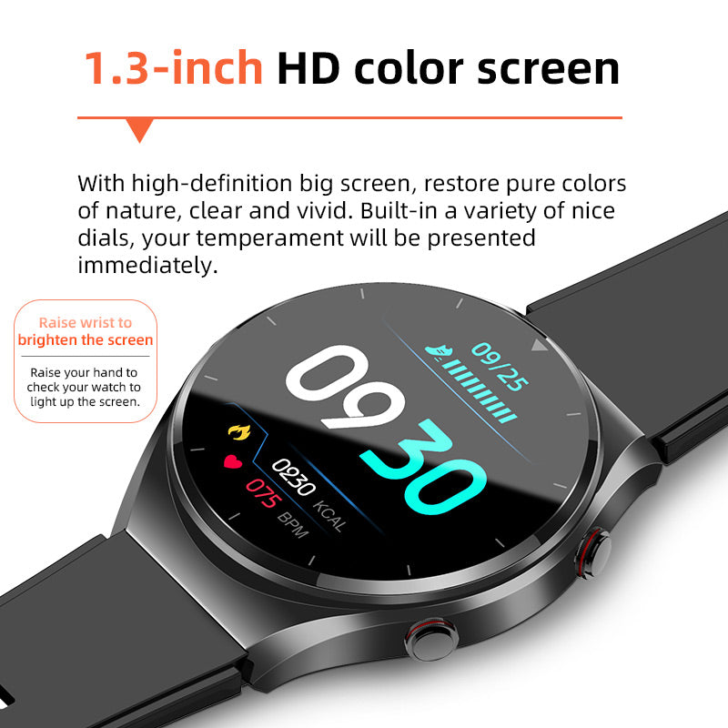 Davy | One-Click Blood Sugar|Blood Glucose Blood Pressure ECG|ECG HRV Heart Rate Monitor Health Smart Watch