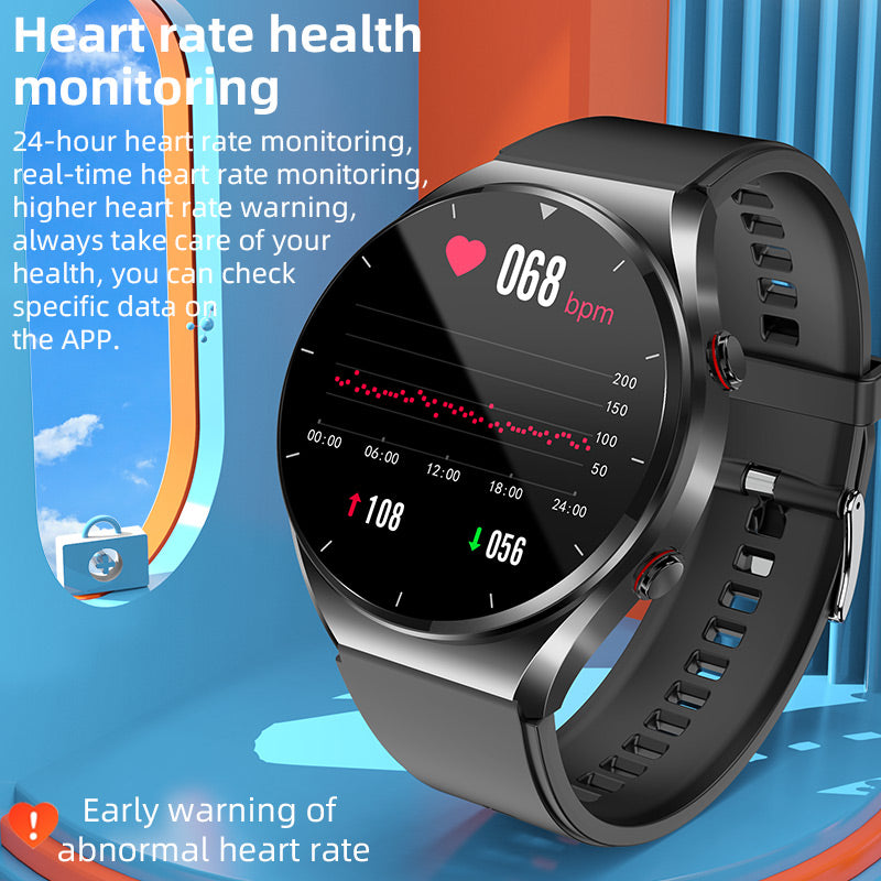 Davy | One-Click Blood Sugar|Blood Glucose Blood Pressure ECG|ECG HRV Heart Rate Monitor Health Smart Watch