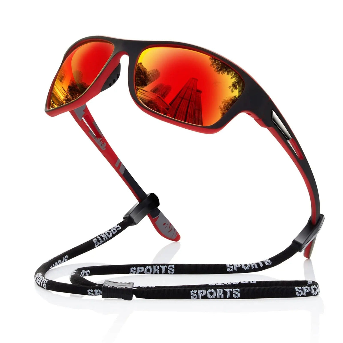 Davy | Outdoor Sports Sunglasses - Polarized Lenses with Strap