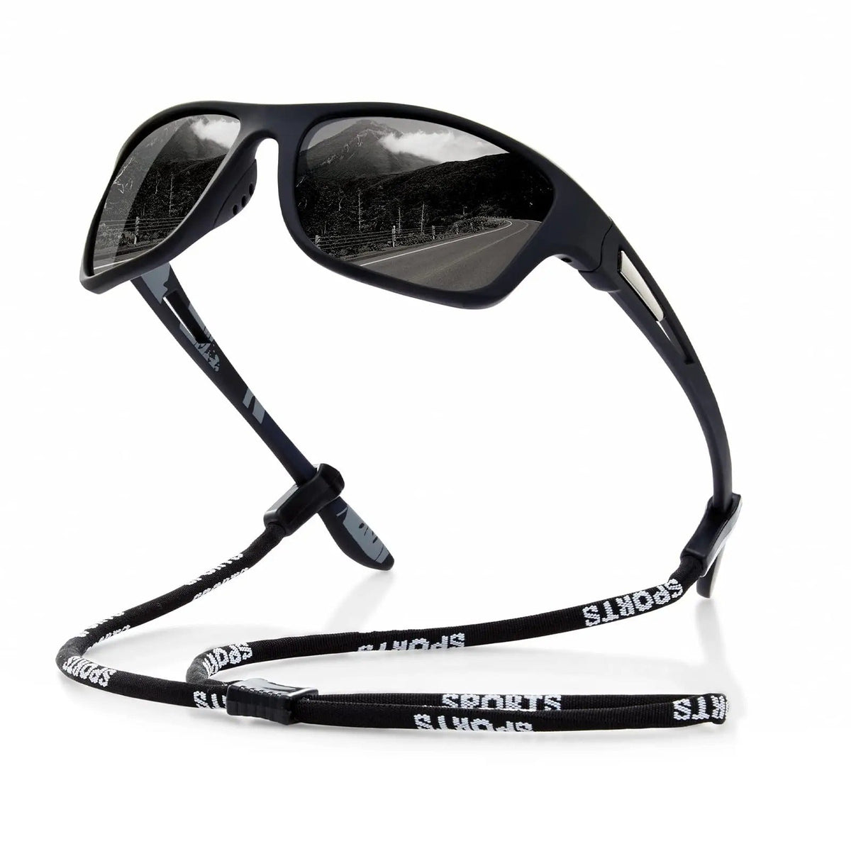 Davy | Outdoor Sports Sunglasses - Polarized Lenses with Strap