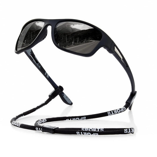 Davy | Outdoor Sports Sunglasses - Polarized Lenses with Strap