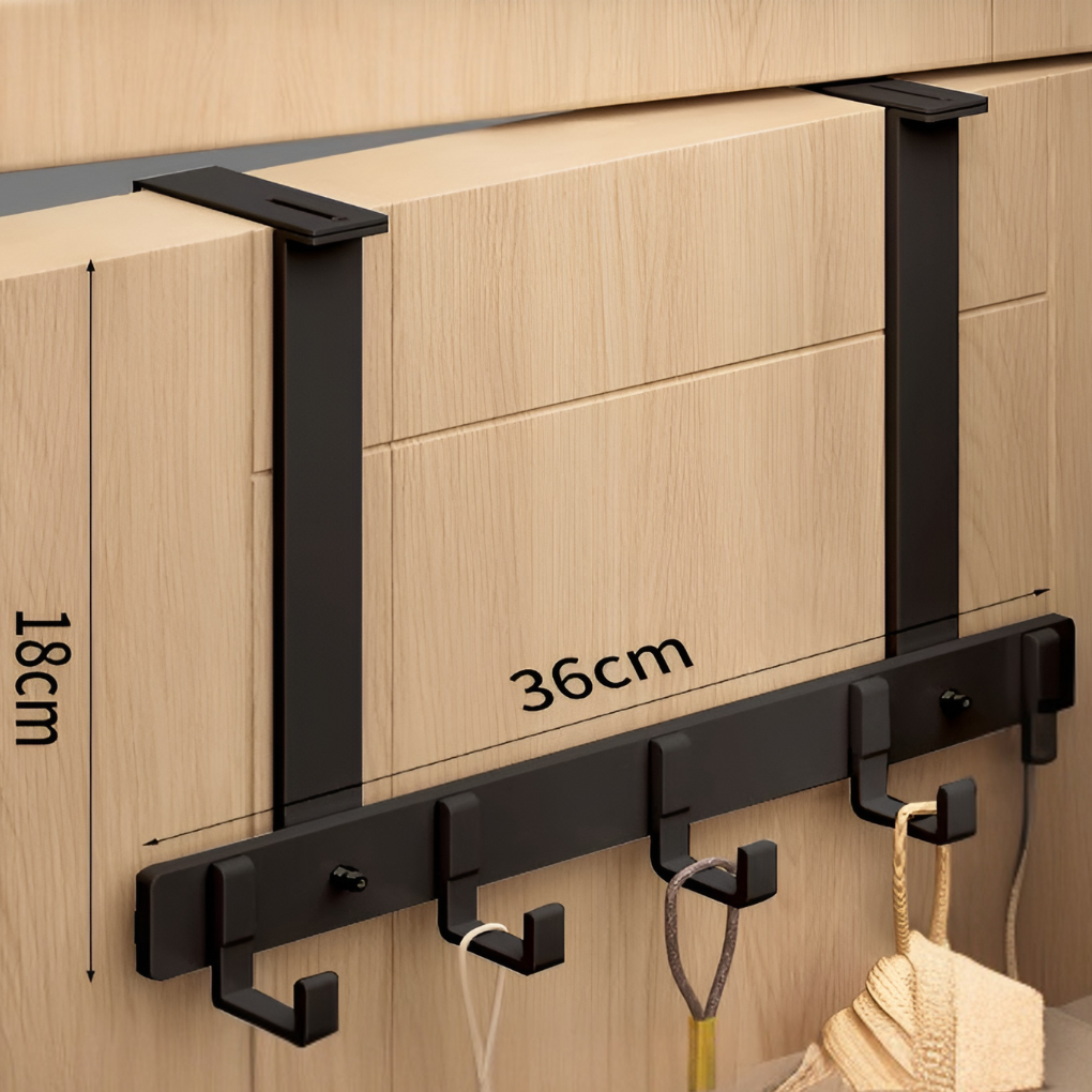 Davy | Over-the-Door 6 Hook Hanging Organizer