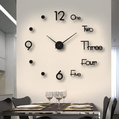 Davy | Oversized Modern Wall Clock