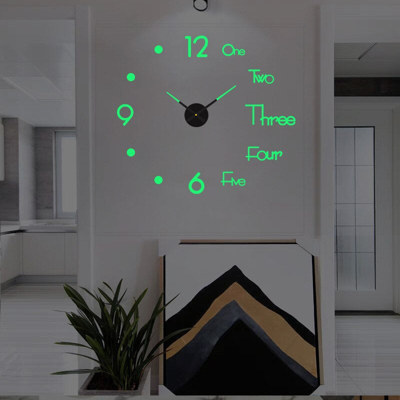 Davy | Oversized Modern Wall Clock