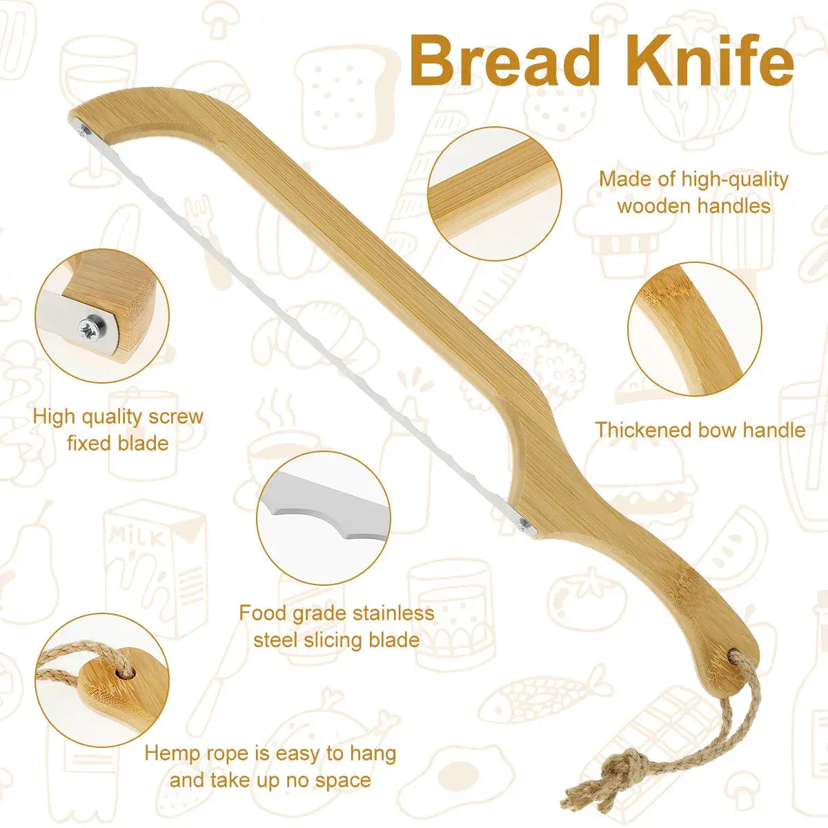 Davy | Perfect Bread Knife For Effortless Slicing