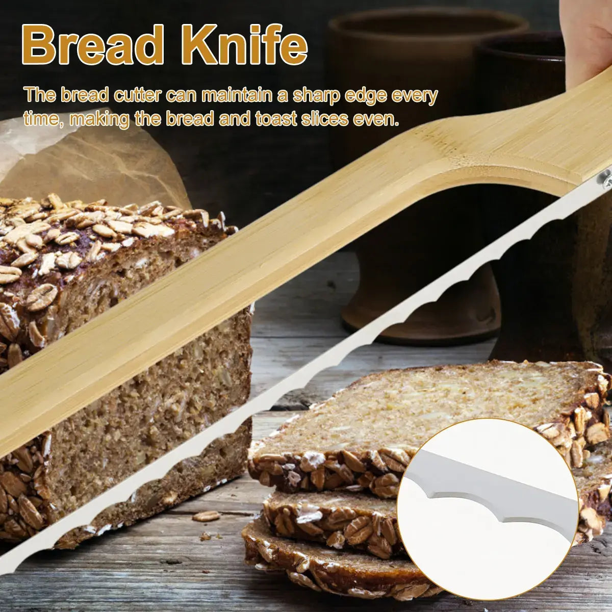 Davy | Perfect Bread Knife For Effortless Slicing