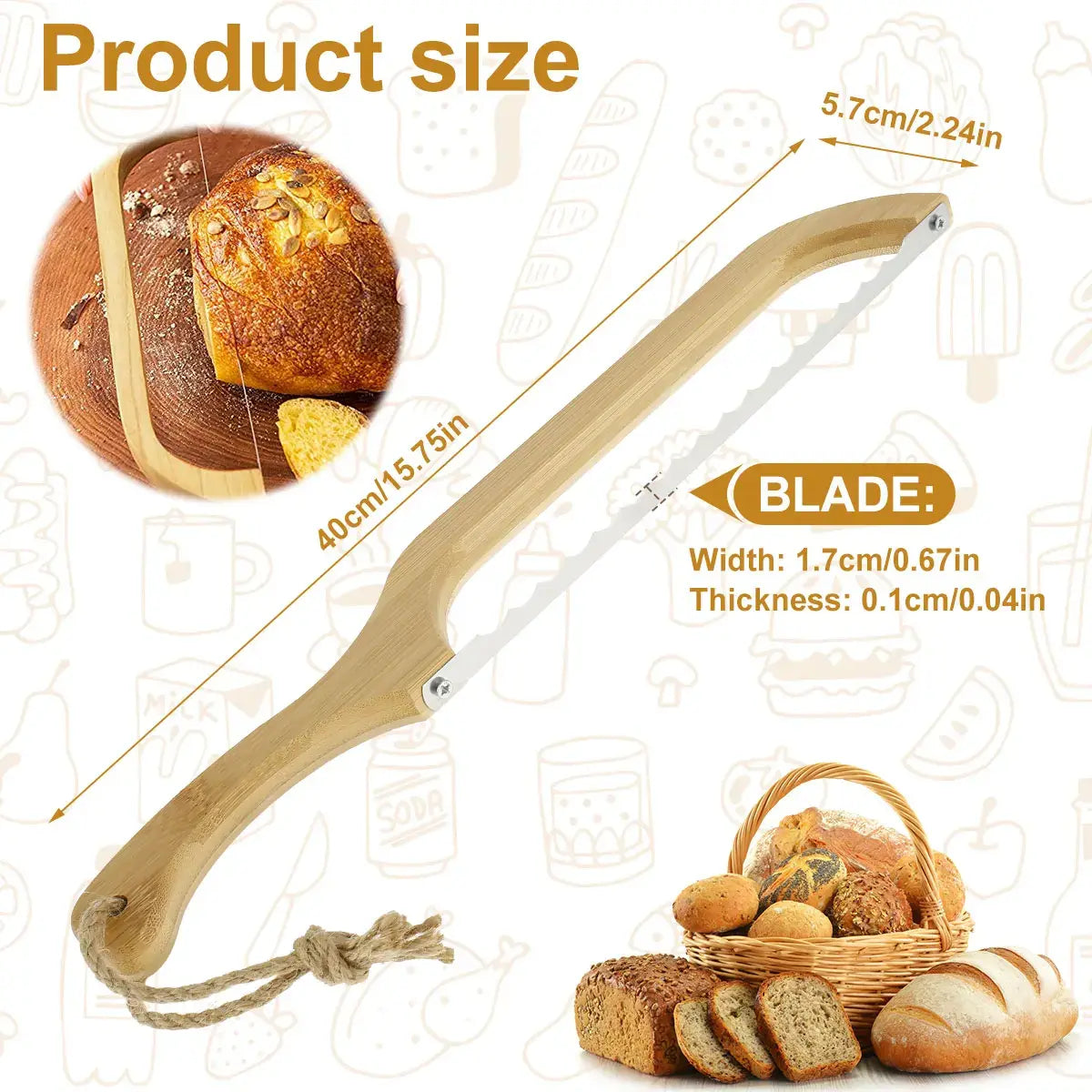 Davy | Perfect Bread Knife For Effortless Slicing