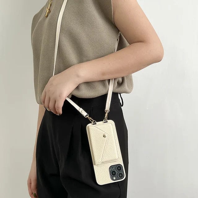 Davy | Phone Case with Card Holder and Key Lanyard