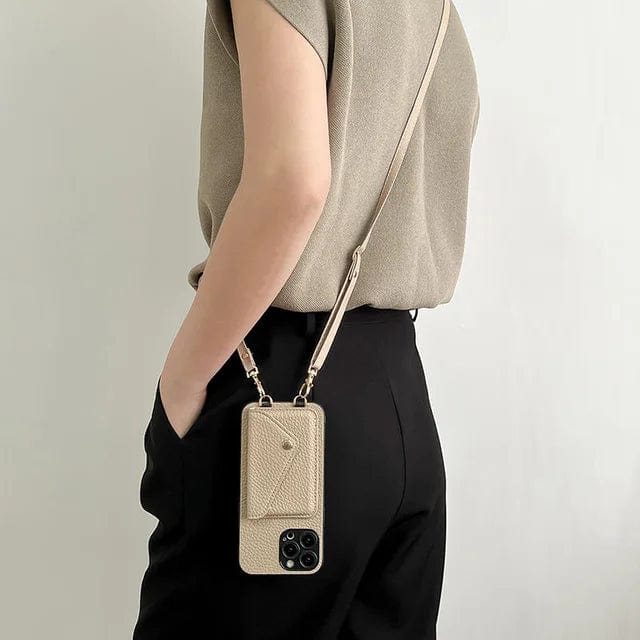 Davy | Phone Case with Card Holder and Key Lanyard