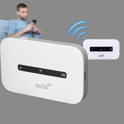 Davy | Portable 4G/5G Wi-Fi Router with Hotspot Function