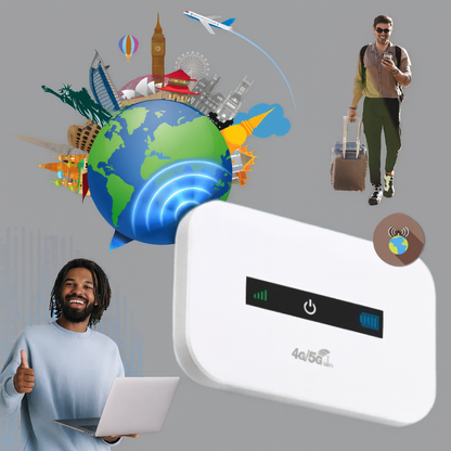 Davy | Portable 4G/5G Wi-Fi Router with Hotspot Function