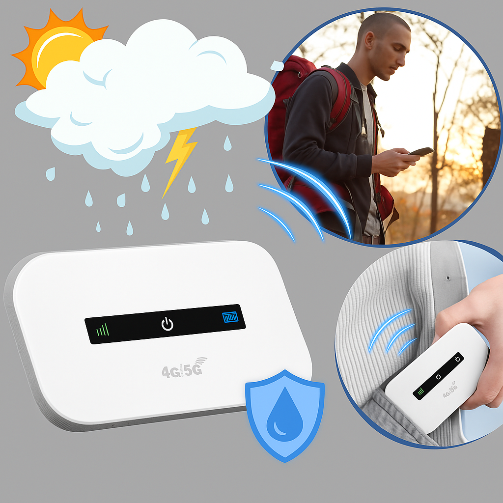 Davy | Portable 4G/5G Wi-Fi Router with Hotspot Function