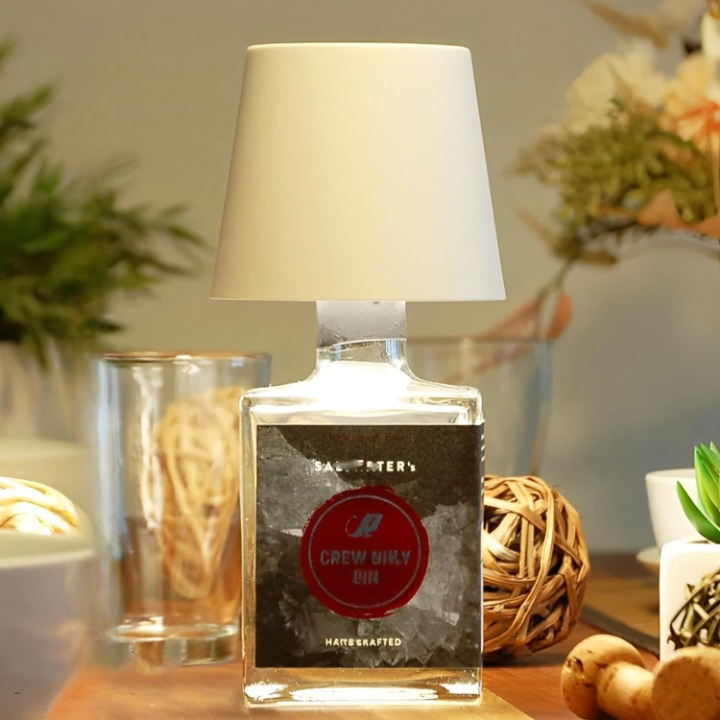 Davy | Portable Bottle Lamp with Touch Control & Dimmable Brightness