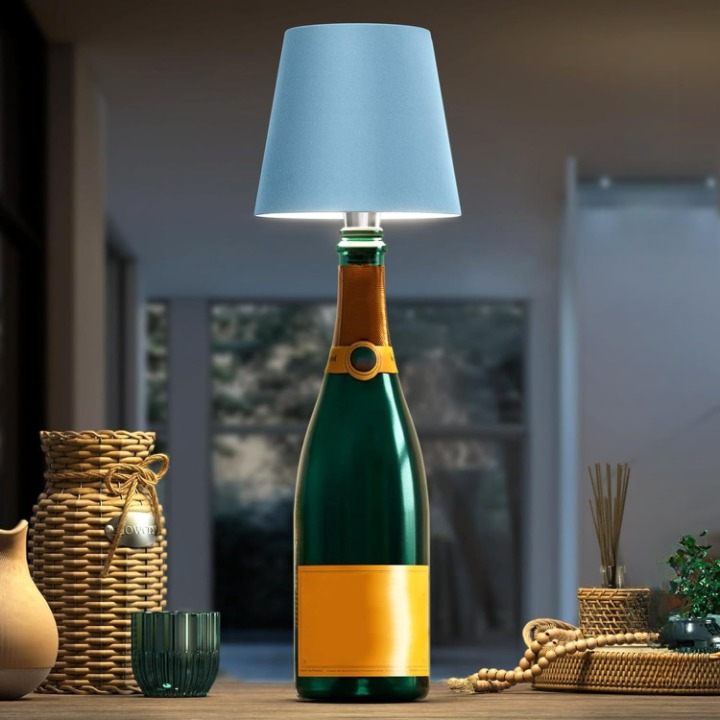 Davy | Portable Bottle Lamp with Touch Control & Dimmable Brightness