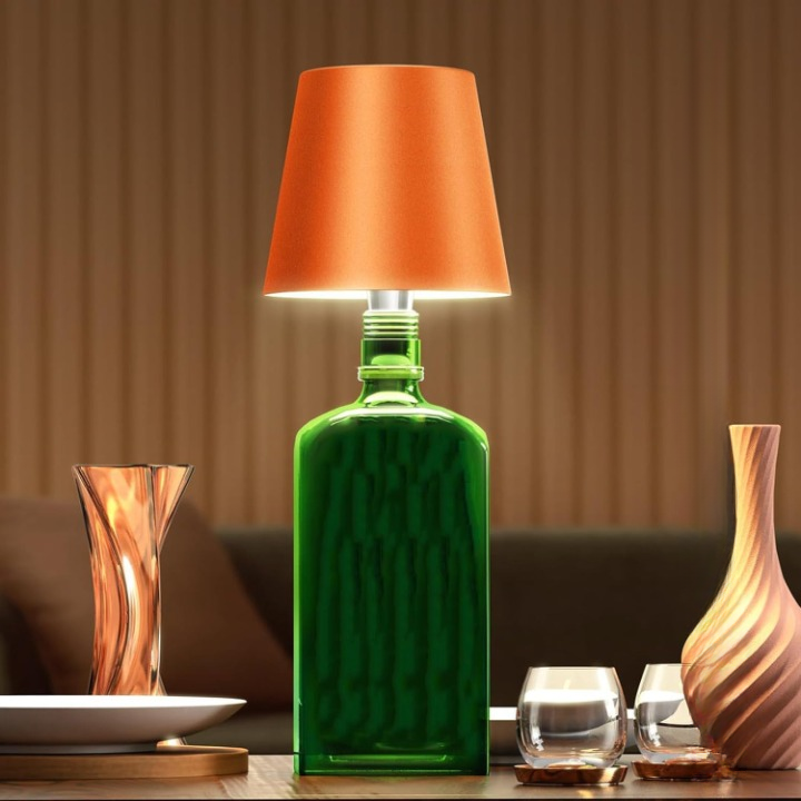 Davy | Portable Bottle Lamp with Touch Control & Dimmable Brightness