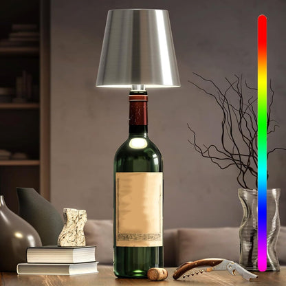 Davy | Portable Bottle Lamp with Touch Control & Dimmable Brightness