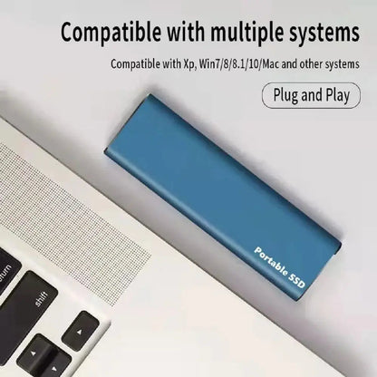 Davy | Aluminum Portable SSD - Speedy External Data Storage