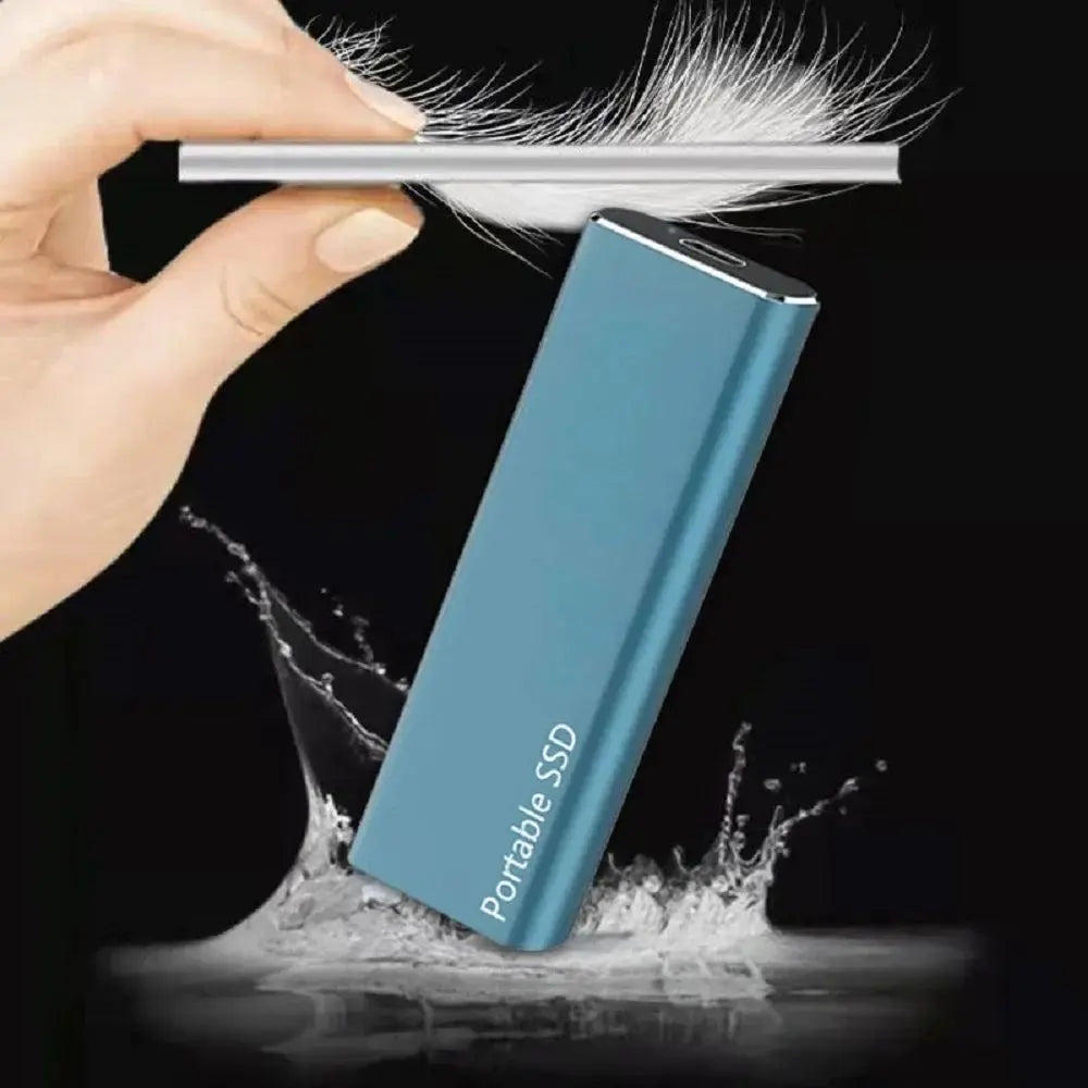 Davy | Aluminum Portable SSD - Speedy External Data Storage