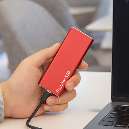 Davy | Aluminum Portable SSD - Speedy External Data Storage