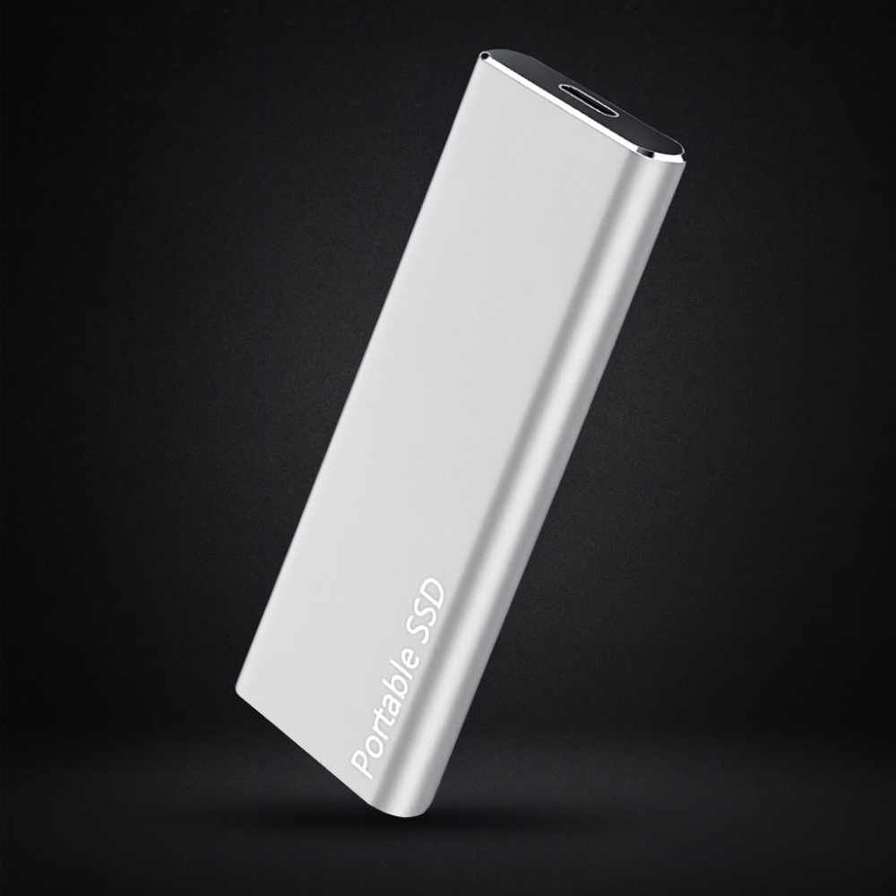 Davy | Aluminum Portable SSD - Speedy External Data Storage