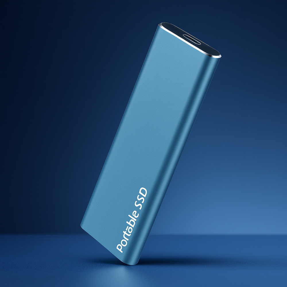 Davy | Aluminum Portable SSD - Speedy External Data Storage