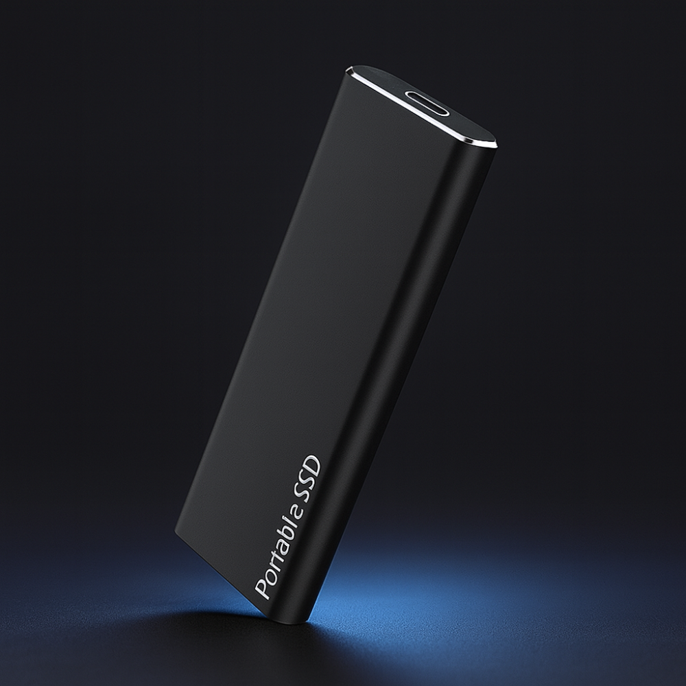 Davy | Aluminum Portable SSD - Speedy External Data Storage