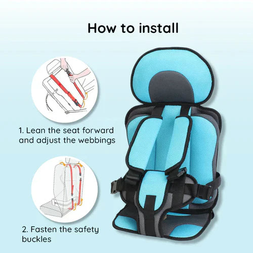 Davy | Portable & Foldable Child Car Booster Seat