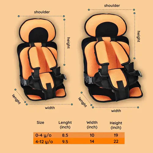 Davy | Portable & Foldable Child Car Booster Seat