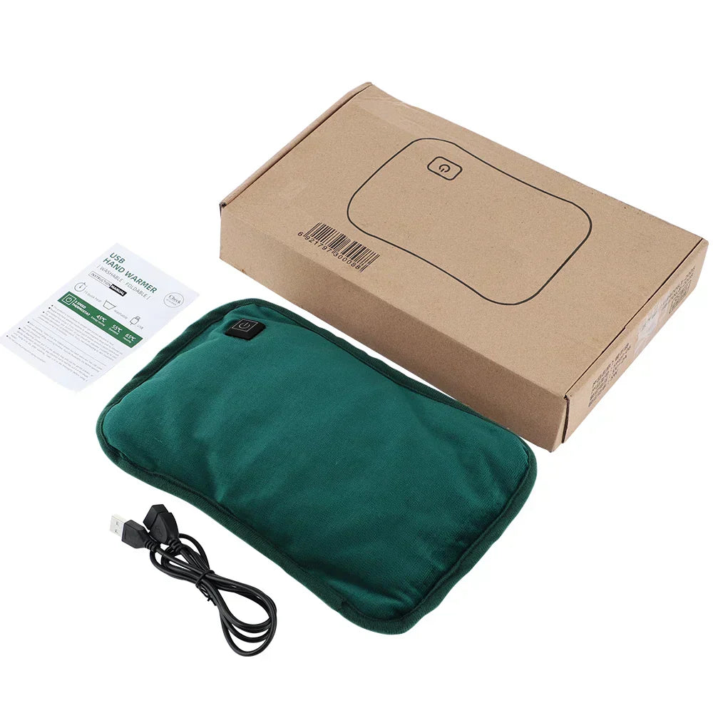 Davy | Portable Graphene Heat Pad | USB Powered | 3 Heat Settings | Hand & Stomach Warmer | Auto Shut-Off