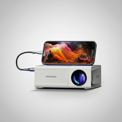 Davy | Portable HD Mini Projector - 3000 Lumens for Home & Outdoors