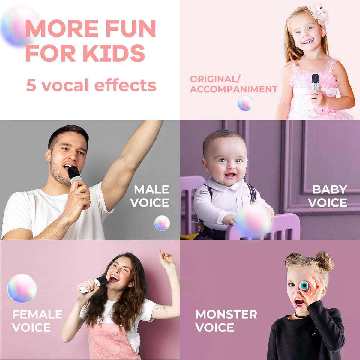 Davy | Portable Mini Karaoke Machine with Bluetooth Speaker and 2 Wireless Microphones – Veylo