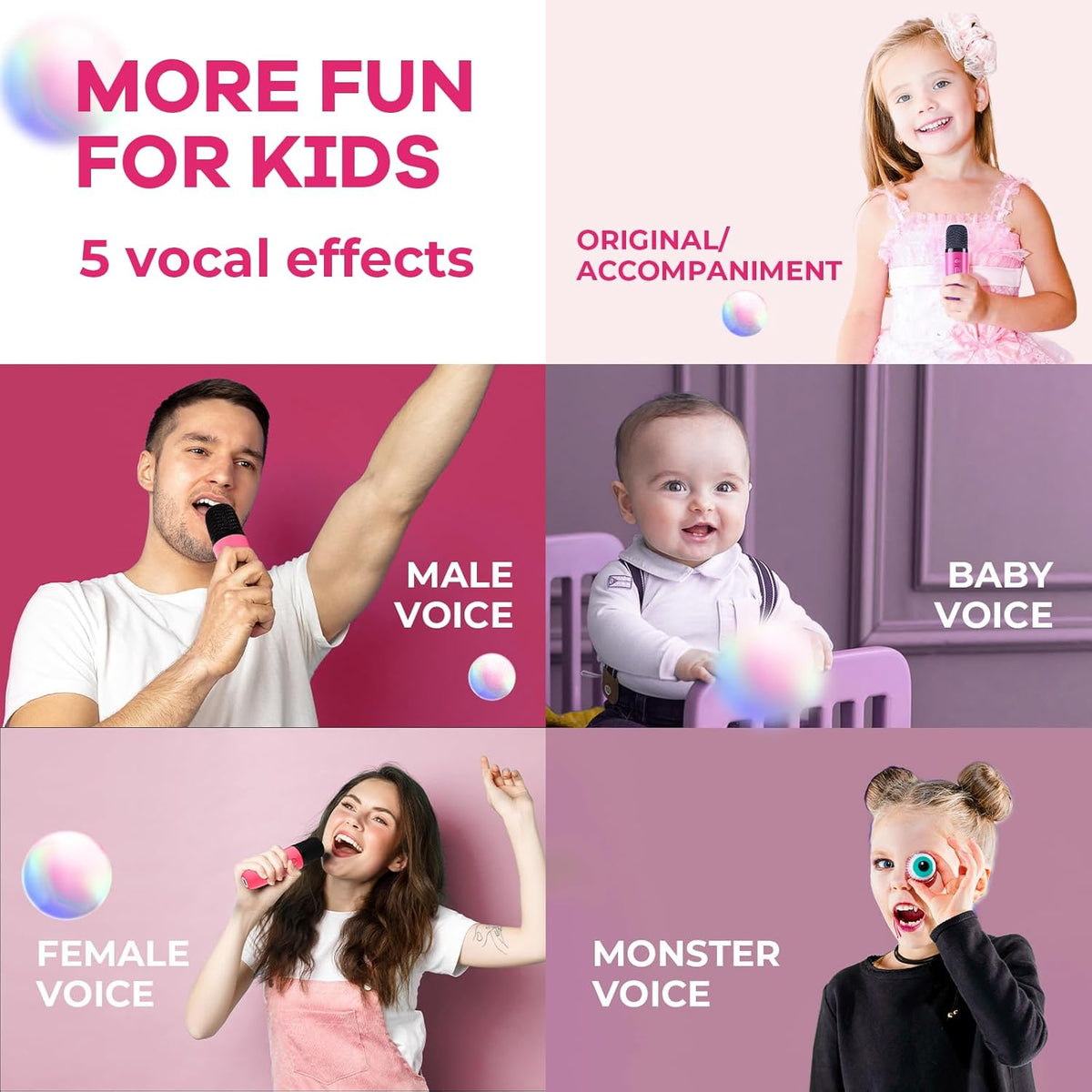 Davy | Portable Mini Karaoke Machine with Bluetooth Speaker and 2 Wireless Microphones – Veylo