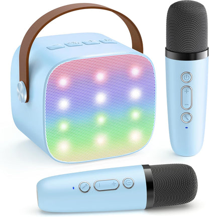 Davy | Portable Mini Karaoke Machine with Bluetooth Speaker and 2 Wireless Microphones – Veylo