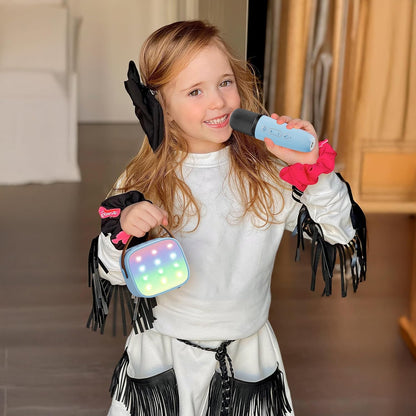 Davy | Portable Mini Karaoke Machine with Bluetooth Speaker and 2 Wireless Microphones – Veylo