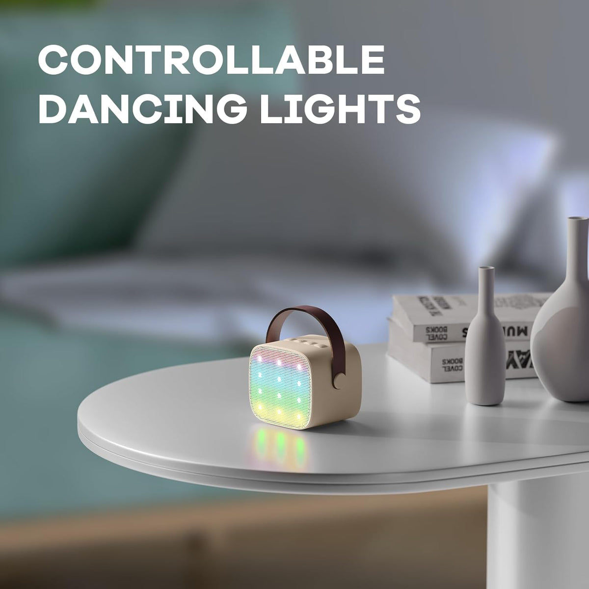 Davy | Portable Mini Karaoke Machine with Bluetooth Speaker and 2 Wireless Microphones – Veylo