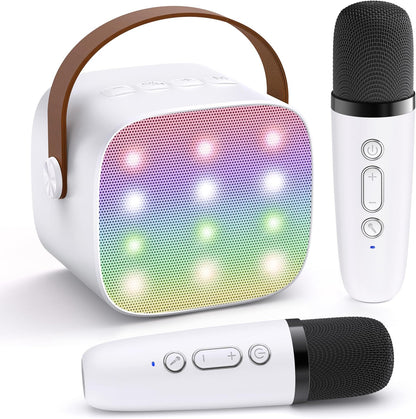 Davy | Portable Mini Karaoke Machine with Bluetooth Speaker and 2 Wireless Microphones – Veylo
