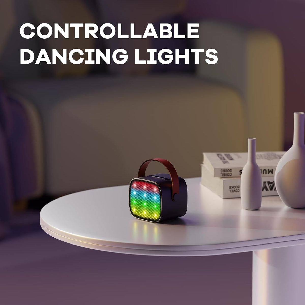 Davy | Portable Mini Karaoke Machine with Bluetooth Speaker and 2 Wireless Microphones – Veylo