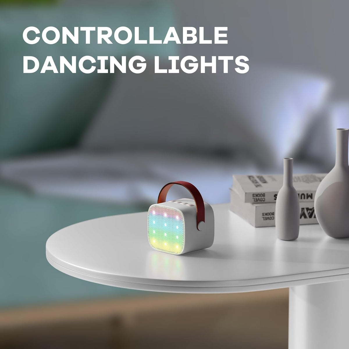 Davy | Portable Mini Karaoke Machine with Bluetooth Speaker and 2 Wireless Microphones – Veylo