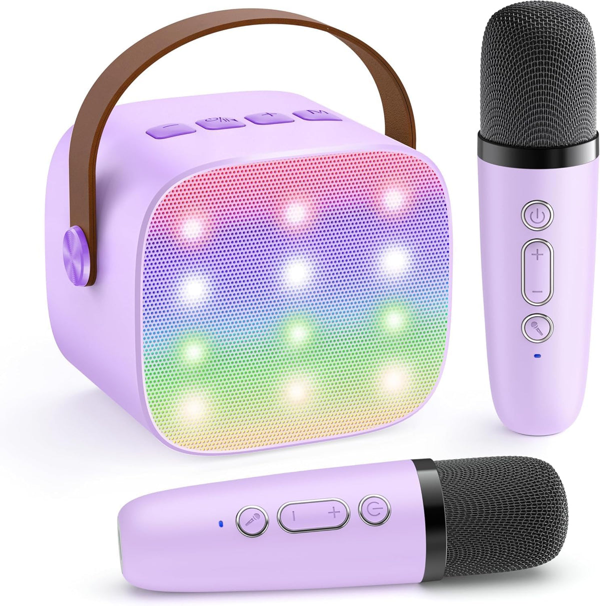Davy | Portable Mini Karaoke Machine with Bluetooth Speaker and 2 Wireless Microphones – Veylo