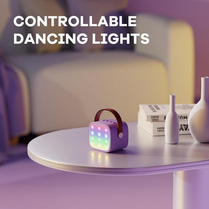 Davy | Portable Mini Karaoke Machine with Bluetooth Speaker and 2 Wireless Microphones – Veylo