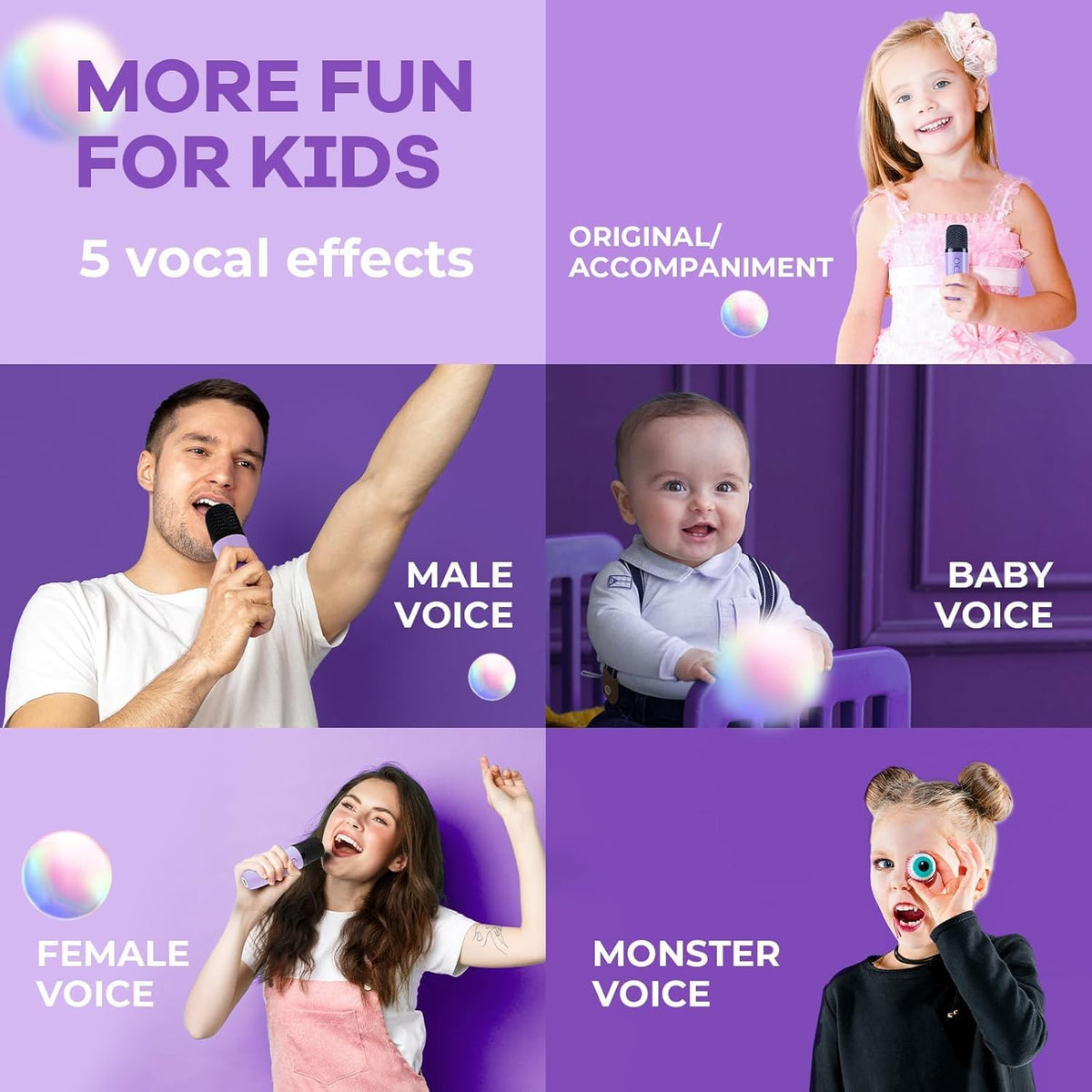 Davy | Portable Mini Karaoke Machine with Bluetooth Speaker and 2 Wireless Microphones – Veylo