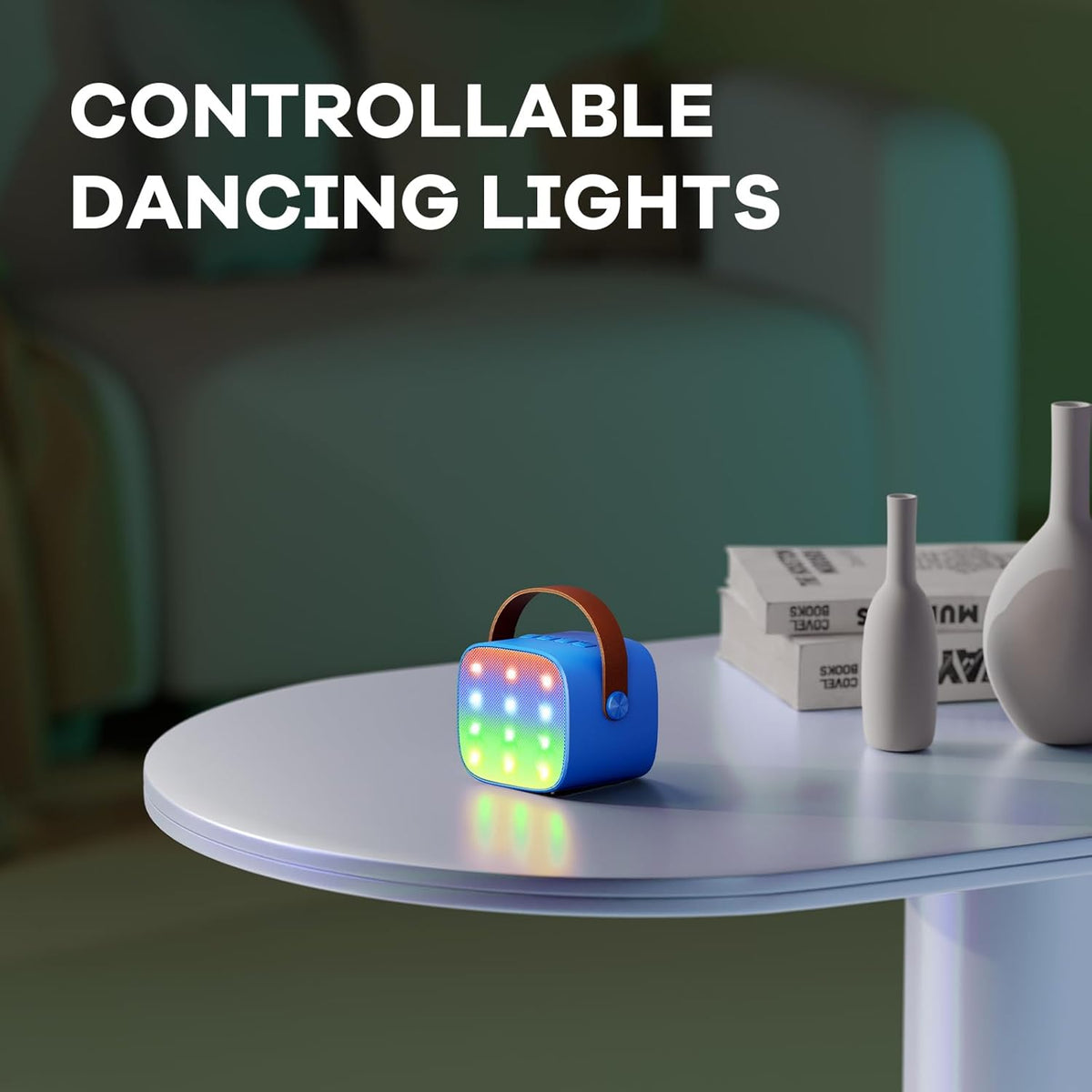 Davy | Portable Mini Karaoke Machine with Bluetooth Speaker and 2 Wireless Microphones – Veylo