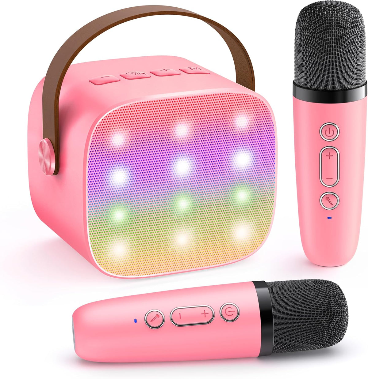 Davy | Portable Mini Karaoke Machine with Bluetooth Speaker and 2 Wireless Microphones – Veylo