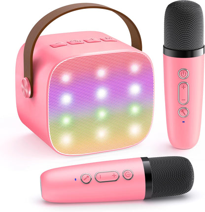 Davy | Portable Mini Karaoke Machine with Bluetooth Speaker and 2 Wireless Microphones – Veylo