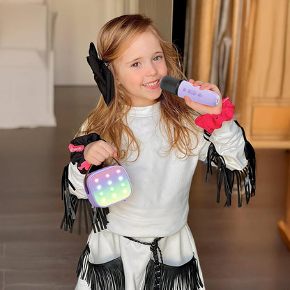 Davy | Portable Mini Karaoke Machine with Bluetooth Speaker and 2 Wireless Microphones – Veylo