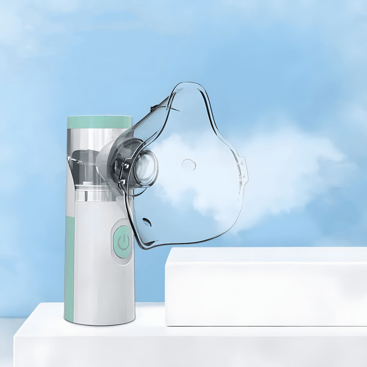 Davy | Portable Nebulizer for Asthma Relief | Compact Handheld Inhaler for Home and Travel Use