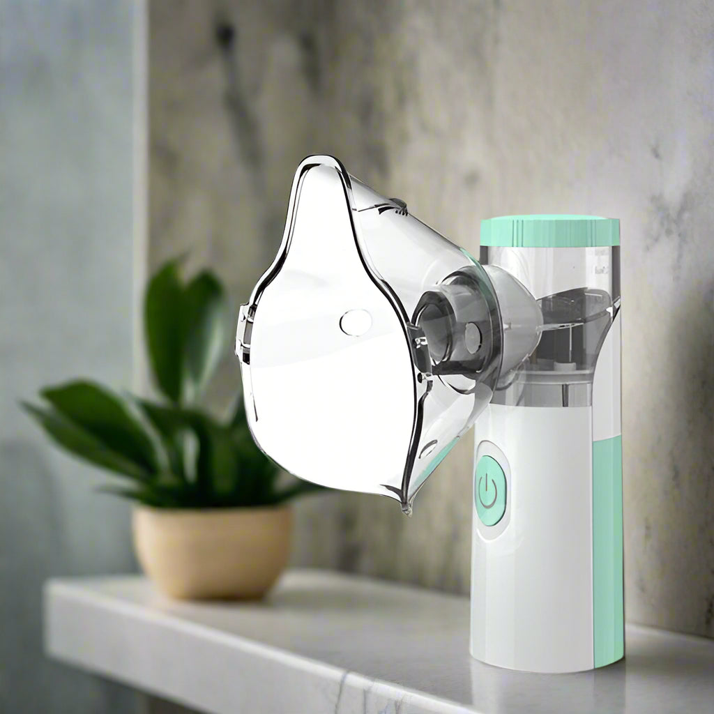 Davy | Portable Nebulizer for Asthma Relief | Compact Handheld Inhaler for Home and Travel Use