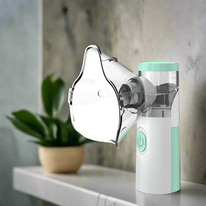 Davy | Portable Nebulizer for Asthma Relief | Compact Handheld Inhaler for Home and Travel Use